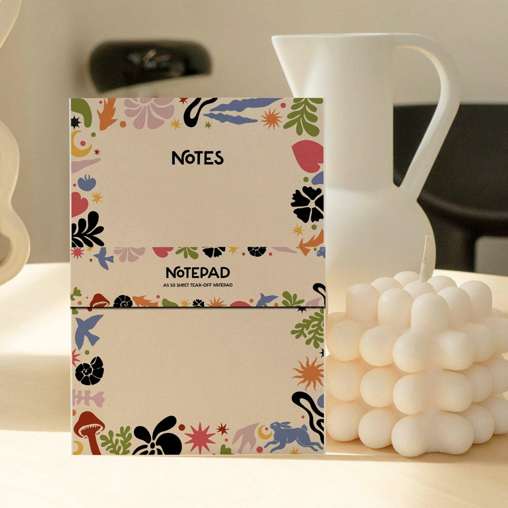 Notepad & To-Do List | Matisse Inspired | Tear Off Notepad | Productivity Pad | A5 Portrait Notepad