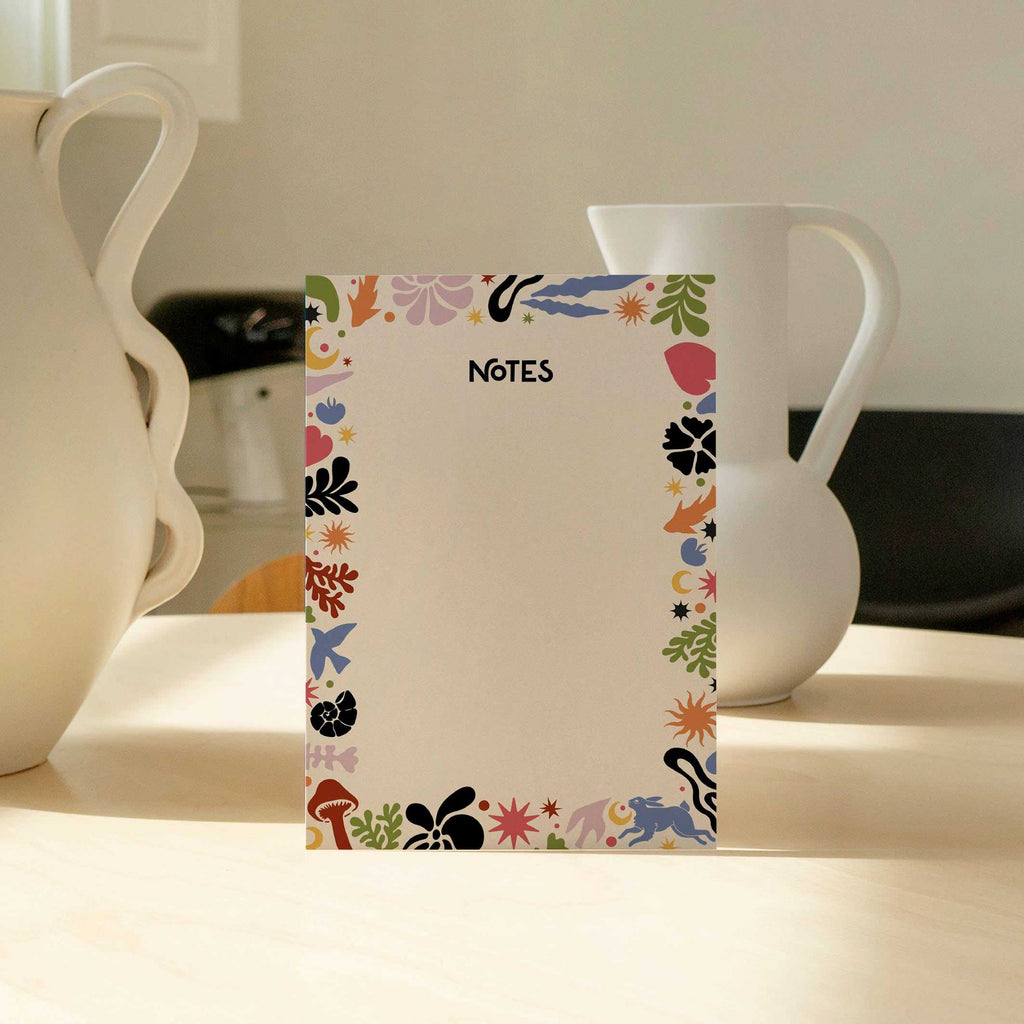 Notepad & To-Do List | Matisse Inspired | Tear Off Notepad | Productivity Pad | A5 Portrait Notepad