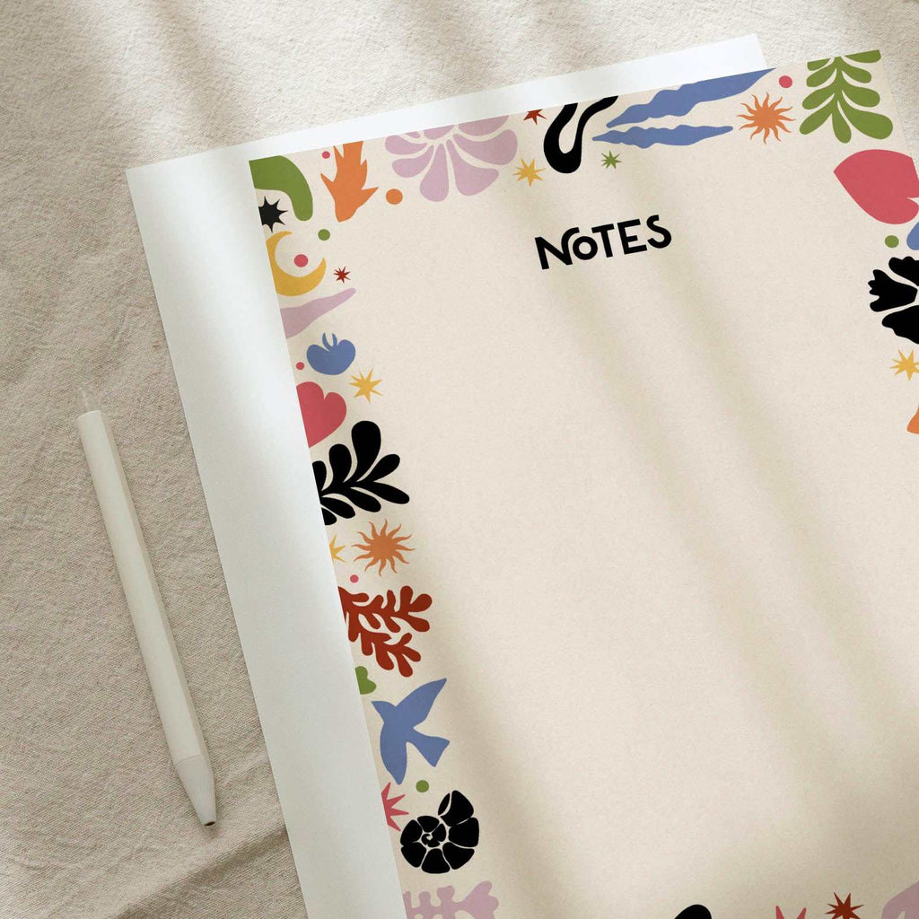 Notepad & To-Do List | Matisse Inspired | Tear Off Notepad | Productivity Pad | A5 Portrait Notepad
